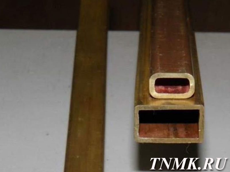 Труба медная профильная 5х9х1,5 М2 ГОСТ 16774-2015 купить в Иркутске
